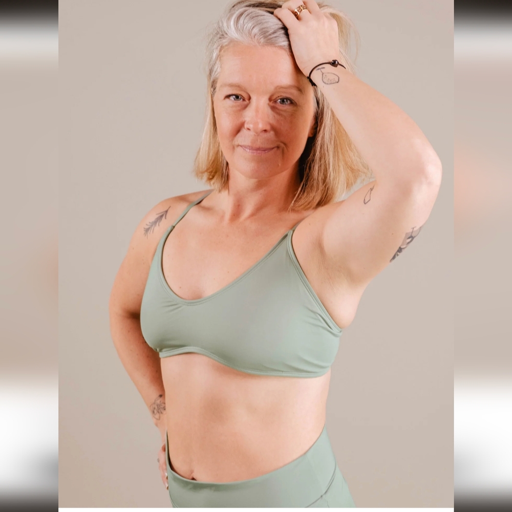 Mimi and August Chichi Agave Bralette Bikini Top